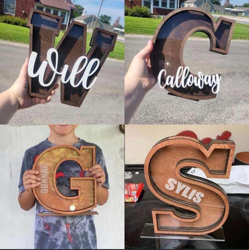 Letter Piggy Banks