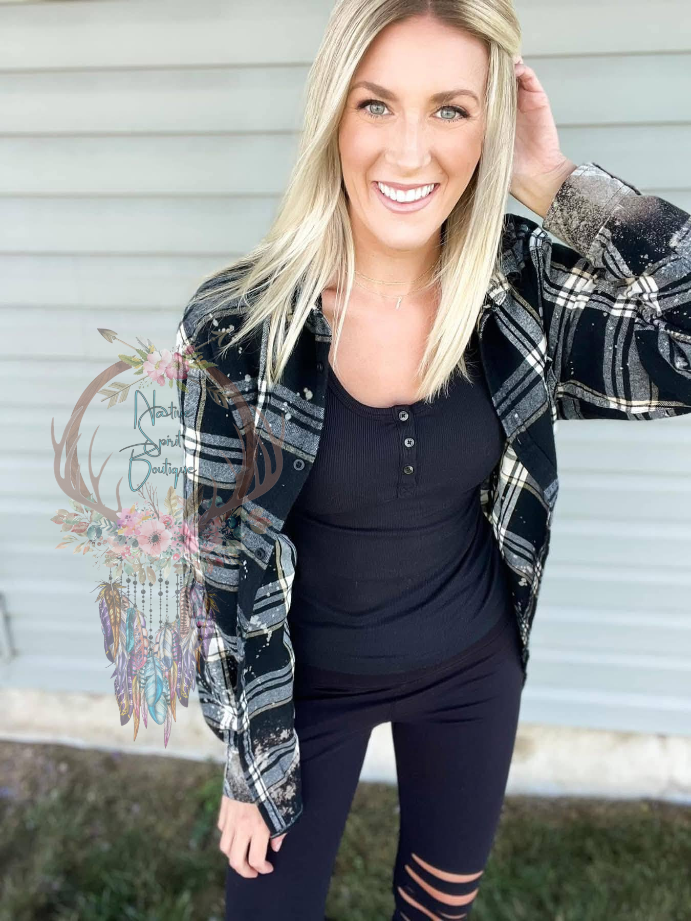 Bleached Burnside Flannels