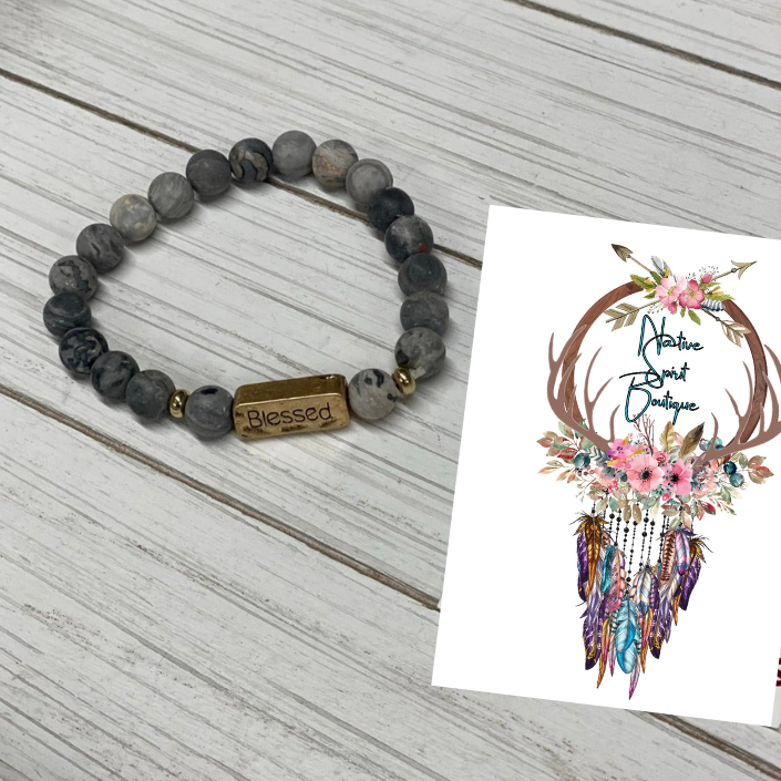 Natural Stone Inspirational Bracelets