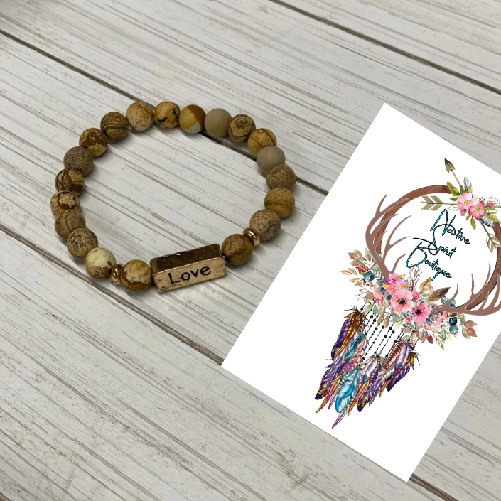 Natural Stone Inspirational Bracelets