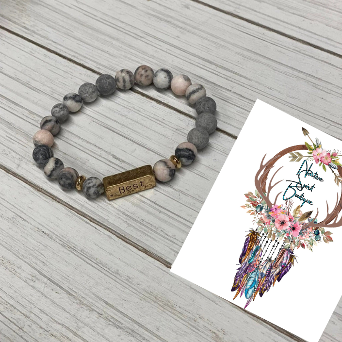 Natural Stone Inspirational Bracelets