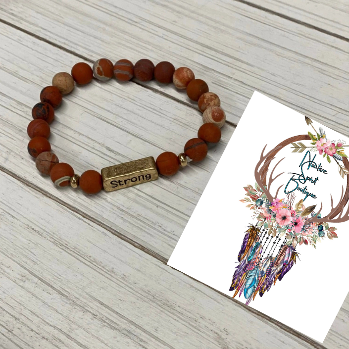 Natural Stone Inspirational Bracelets