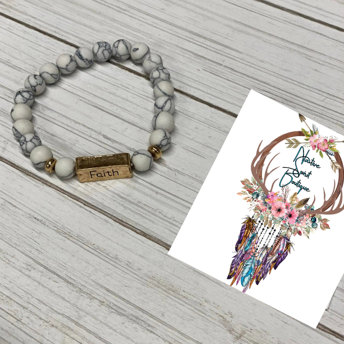 Natural Stone Inspirational Bracelets